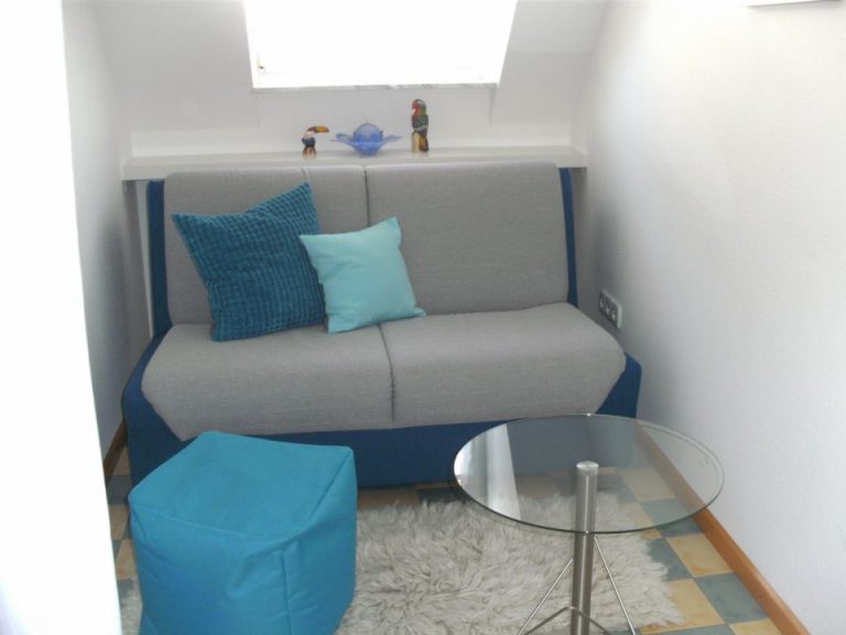 Blaue Couch